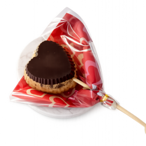 Cookie cœur sucette