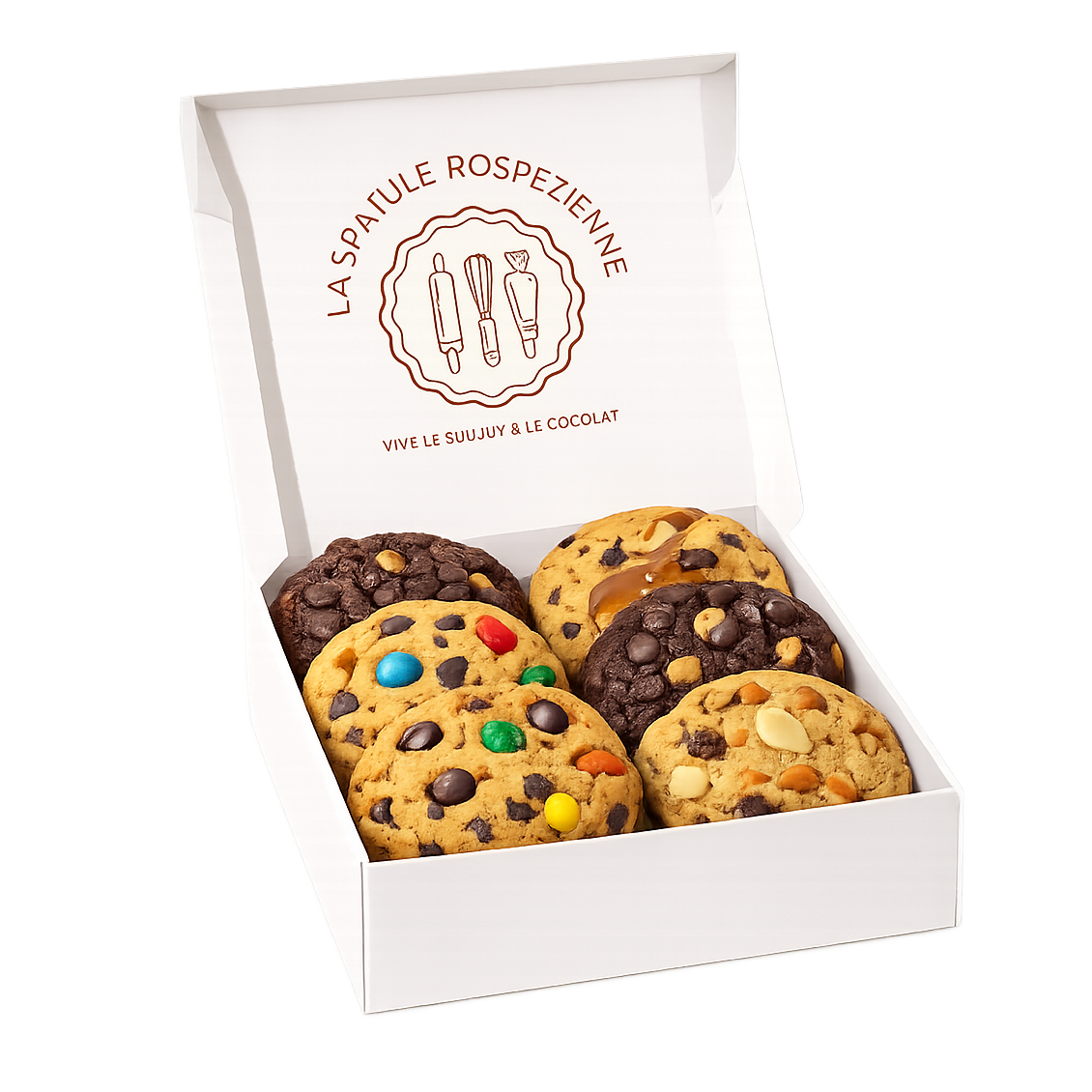 Box de 6 cookies au choix